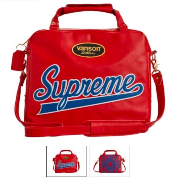 SUPREME x VANSON LEATHER–SPIDER WEB BAG - DISCONTINUED - Picture 10 of 12